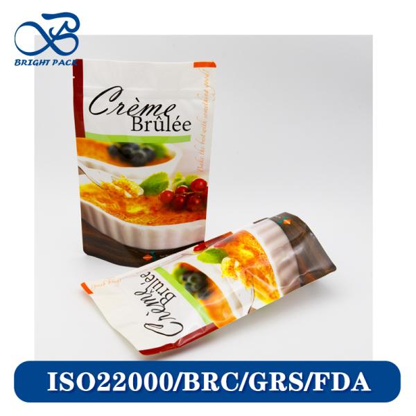 High-Quality Doypacks For Baked Goods Packaging With Custom Printing And Resealable Ziplock.