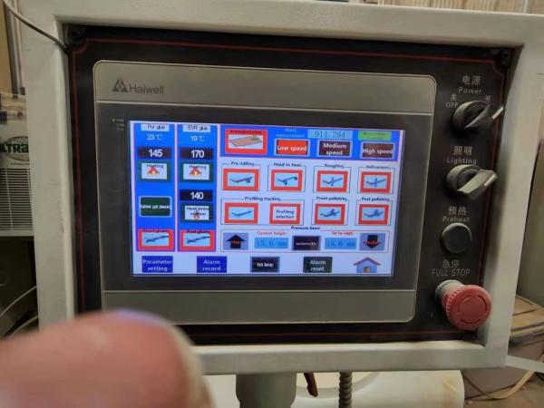 KC4108-2 Wood door edge banding machine with PUR glue