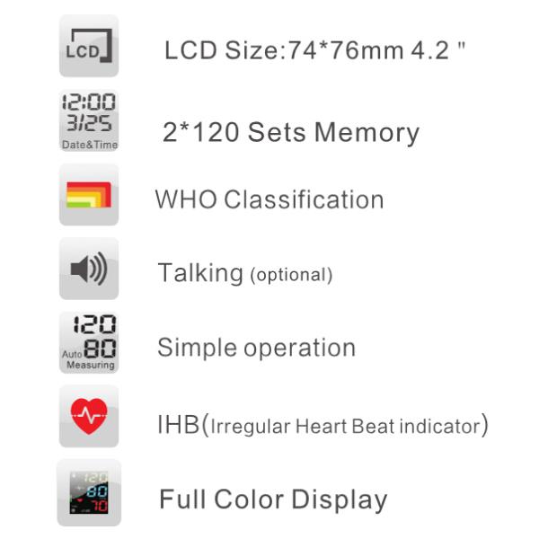 Upper Arm Blood Pressure Monitor/Arm Type Blood Pressure Monitor/