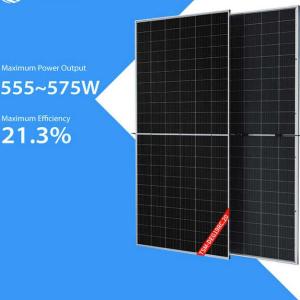 a metade de 555W 560W Trina Solar Panel 565W 570W 575W cortou mono Perc