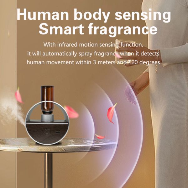 Low Noise Ultrasonic Aroma Diffuser Intelligent Fragrance Diffuser For Office Home