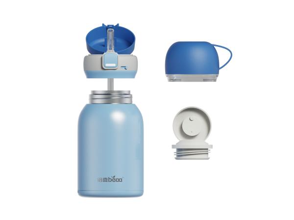 Vacuum Insulated Straw Thermos Flask Stainless Steel Thermos Cup For Children  Kids