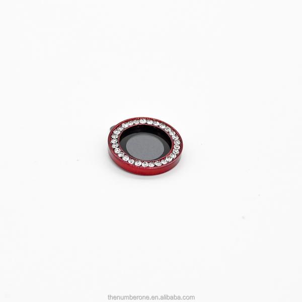 Metal Diamond Tempered Glass Camera Lens Protector Aluminium Alloy
