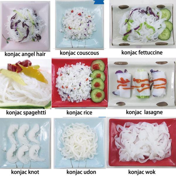 Халяльные лапши Shirataki здоровья сделанные из Konjac порошка Glucomannan