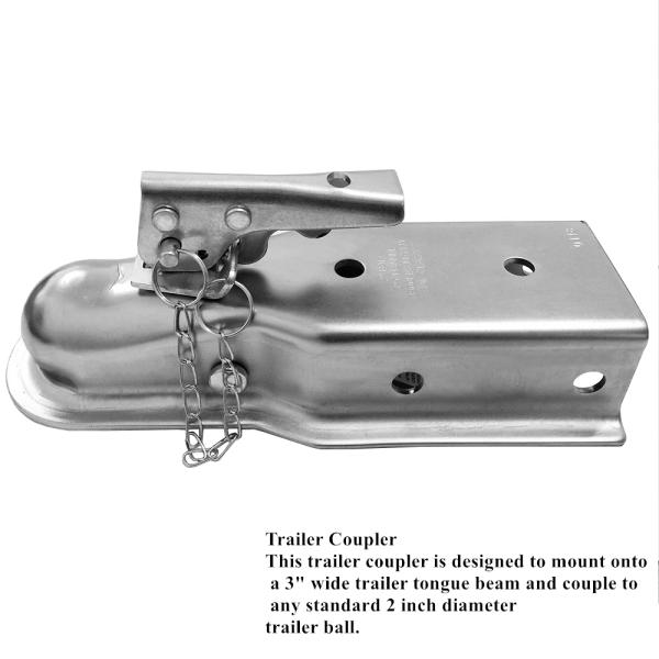 2inch Straight Tongue Trailer Coupler