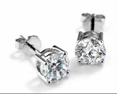 Joalharia de diamantes fabricada em laboratório brincos de diamantes de estribo de laboratório diamantes cultivados joalharia joalharia personalizada