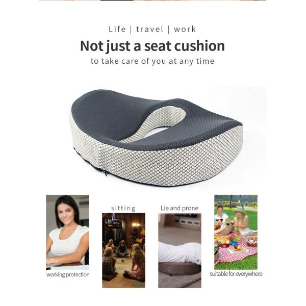 Printed Orthopedic Seat Pad for Relief of Medically Ventilated Tailbone Sciatica Pain