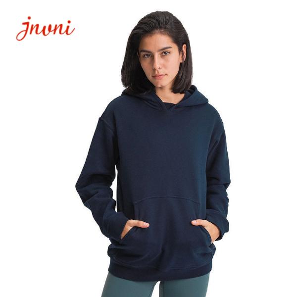 Das mulheres exteriores macias dos Hoodies do exercício das mulheres do inverno do velo Hoodie ocasional