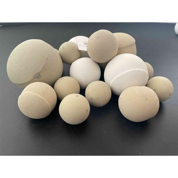 9 Dureza de Mohs Bolas cerámicas de aluminio de alta dureza 3.6-3.8 G/Cm3