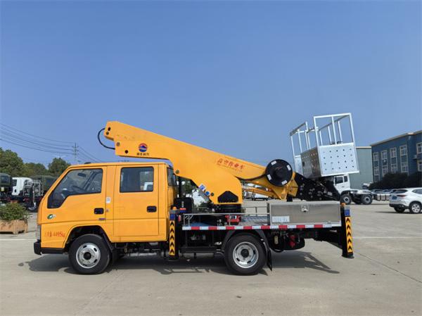 Plate-forme élévatrice aérienne pour la récolte de fruits JMC à double rangée de 22 m