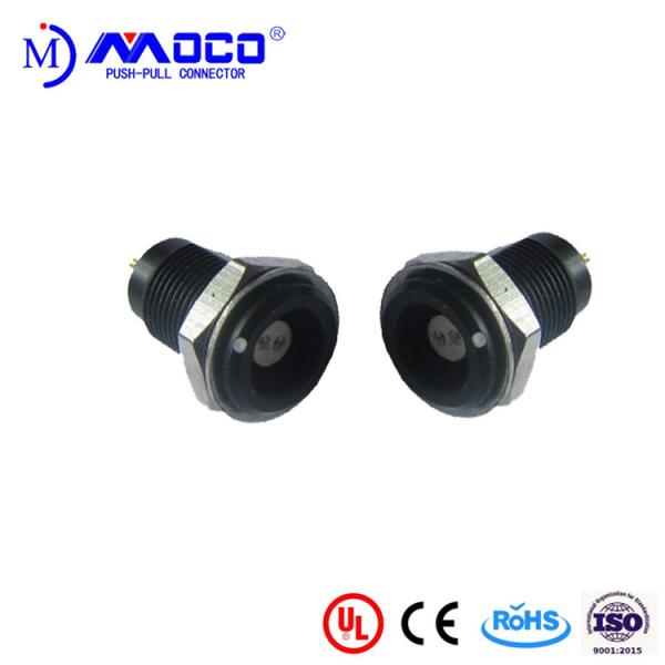 Push Pull  Female Miniature Circular Connectors M7 2 Pin 5000 Mating Cycles
