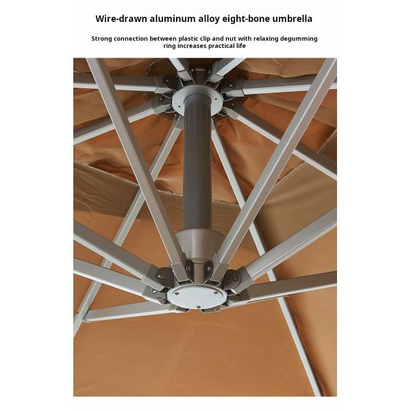 Large Garden Patio Umbrella 2.7 Metre Parasol 2.5*2.5M/3*3M