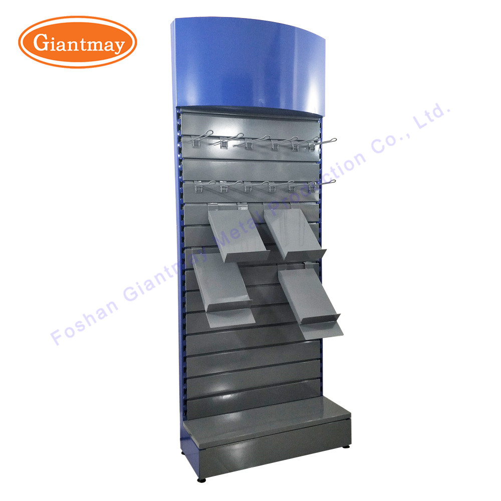 Дисплей Slatwall косметической стойки пола Freestanding
