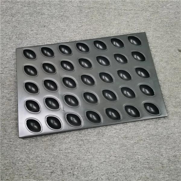 Лимонные алюминиевые сковородки для выпечки Непримечательные маленькие пирожные сковородки Черные