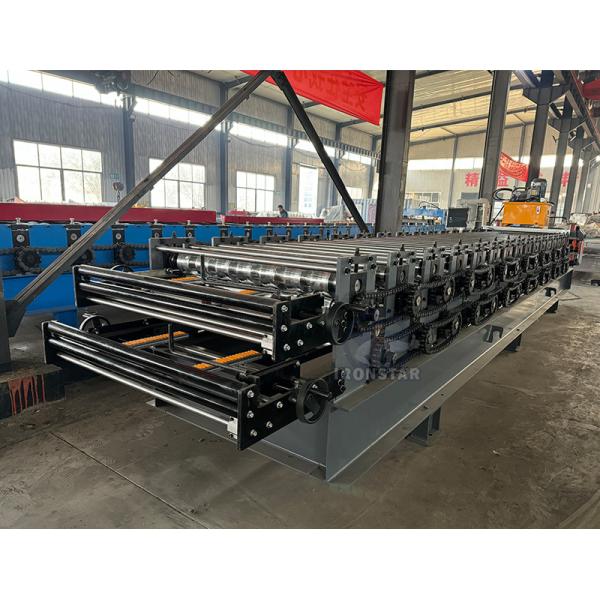 “5 Rib 7 Rib Double Deck 750 Roof Sheet Roll Forming Machine Malaysia Automatic Trapezoidal Metal Roofing Sheet Roll Former Machine”