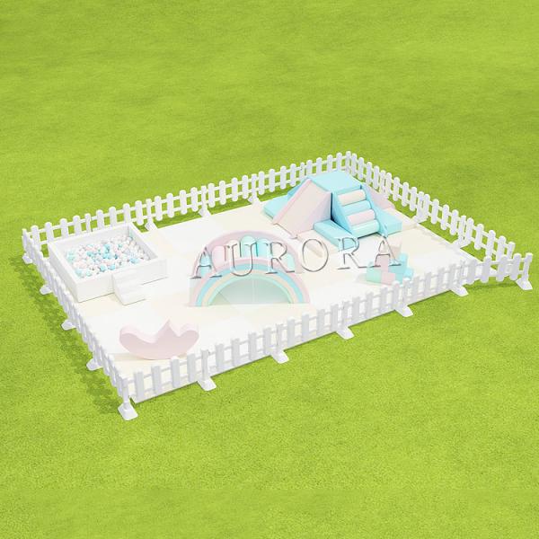 Green Indoor Soft Play Playground Soft Play For Kids Factory Direct Outdoor