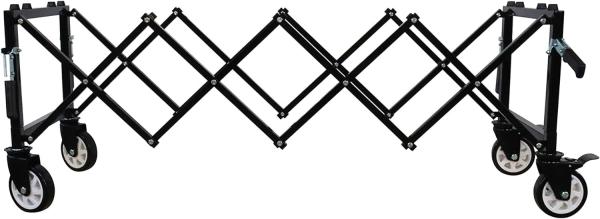 Carbon Steel Funeral Stretcher Truck Church Truck Casket Stand Trolley Cart Fordable Mortuary Supply Fordable Coffin