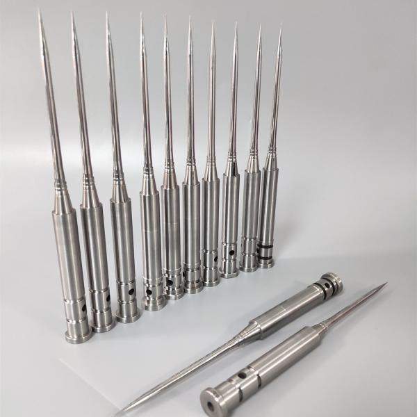 Custom High Hardened HRC45 Mold Core Pin for Medical Cavity Rubber Tooling with Precision Dimensions