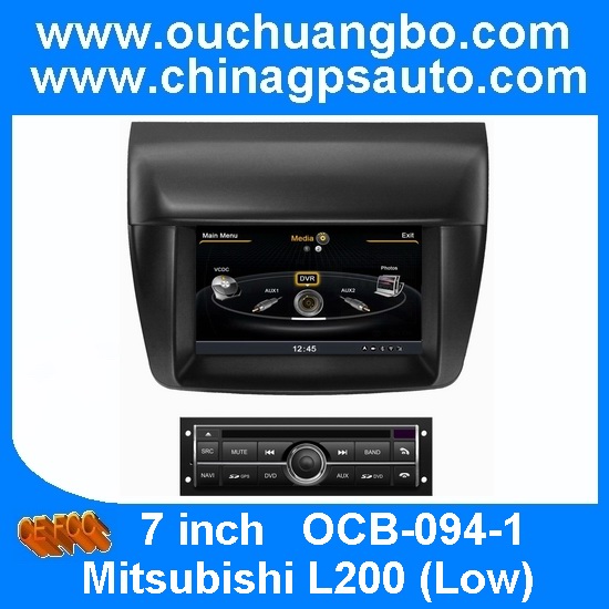 Ouchuangbo S100 Car GPS DVD Radio Head Unit Navigation for Mitsubishi L200 (Low) 1GB CPU 512M DDR V-20 3-ZONE