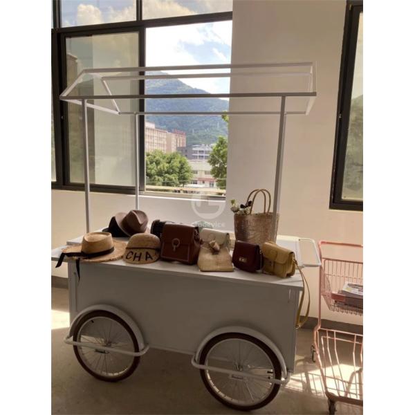 Fruit Raw Material Coffee Tricycle Ice Cream Food Cart with CE Mobile Pancake Food Truck