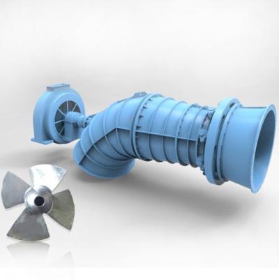Turbine à eau tubulaire / turbine à eau tubulaire hydraulique 500 kW