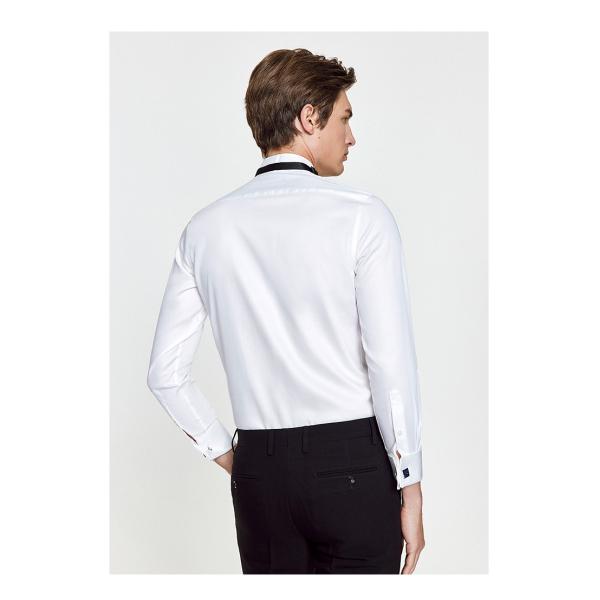 Camiseta sin hierro para hombres de estilo comercial tipo de cierre de pecho único con tela de velour