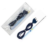 Crayon de contrôle électrosurgical jetable rétractable avec pointe de lame argentée