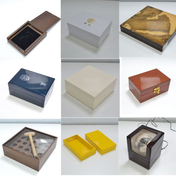High Gloss High Lacquered  High End Wooden Storage Tea Box