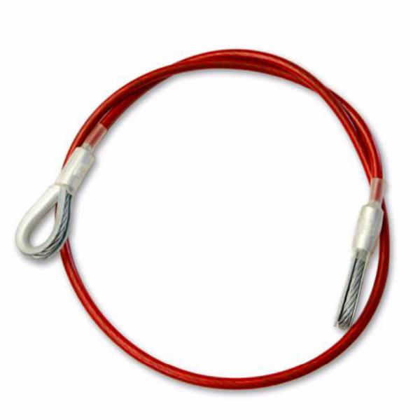Pressed Flemish Eye Wire Rope Sling in High Carbon Steel with Galvanized Surface and DIN Standard Compliance