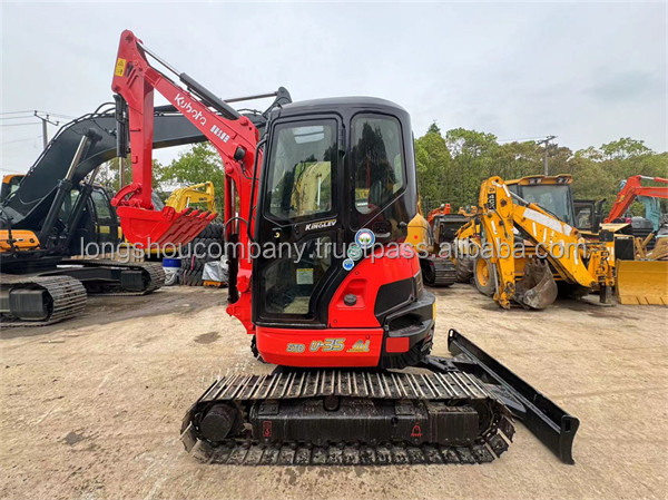 Original Japan 3.5 Ton Used Kubota U35 Roadwork Excavator with 0.35m3 Bucket Capacity