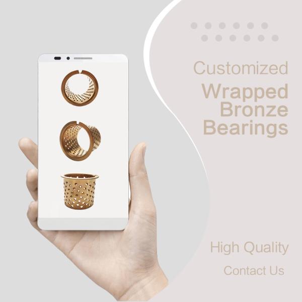 Wrapped Bronze Bearings | Customized Diameter