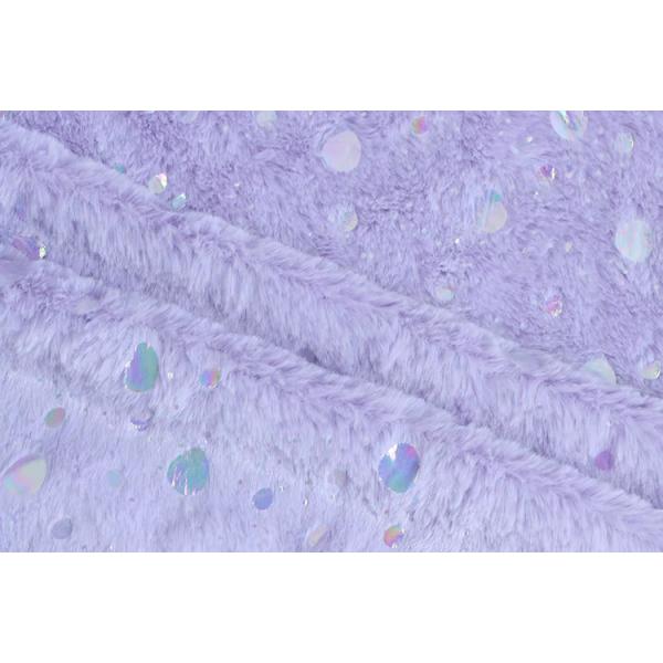 DDP USA Recycled China Manufacturer Wholesale Fashion Fluffy Multicolor Bronzing Fabric Poly Fleece Fabric Foil Rolls