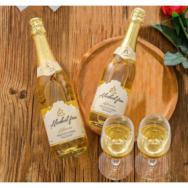 Odm Waterproof Glass Fruit Wine Bottle Sticker Label Design 80gsm