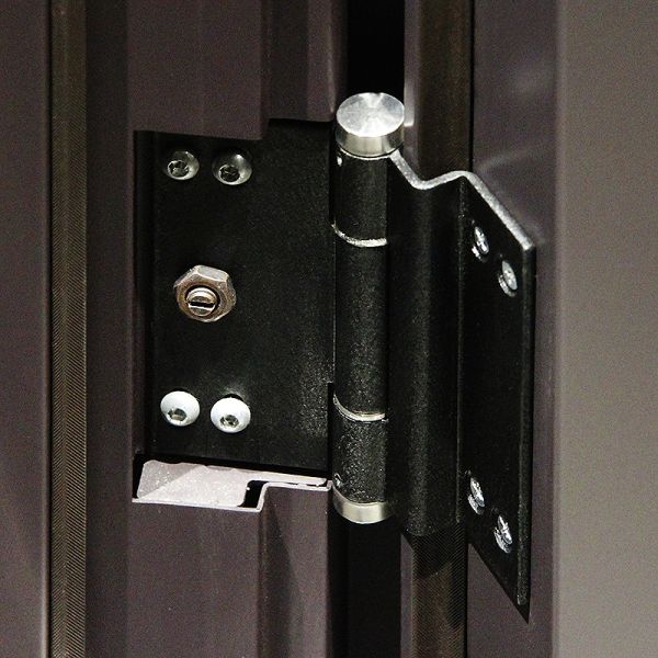 AntiTheft Steel Entry Door Modern Design for Exterior Entries