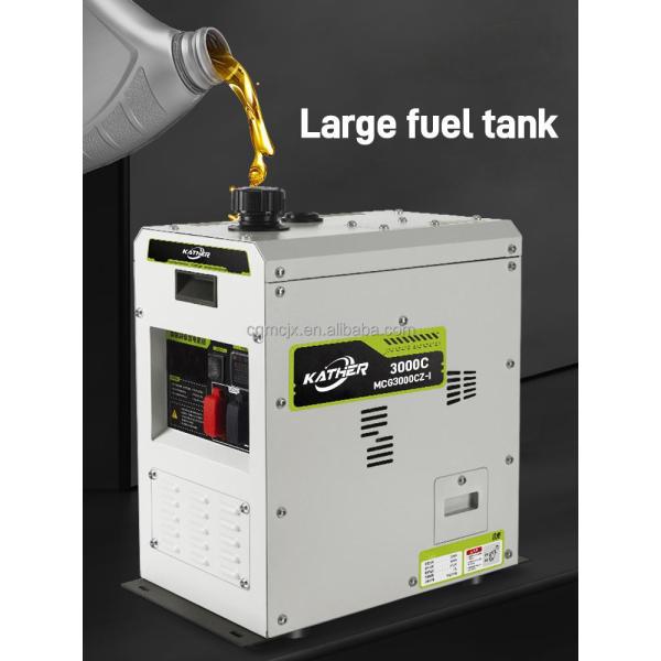 24v DC Gasoline Generator Iron Shell for Truck Parking Air Conditioning Battery Charging