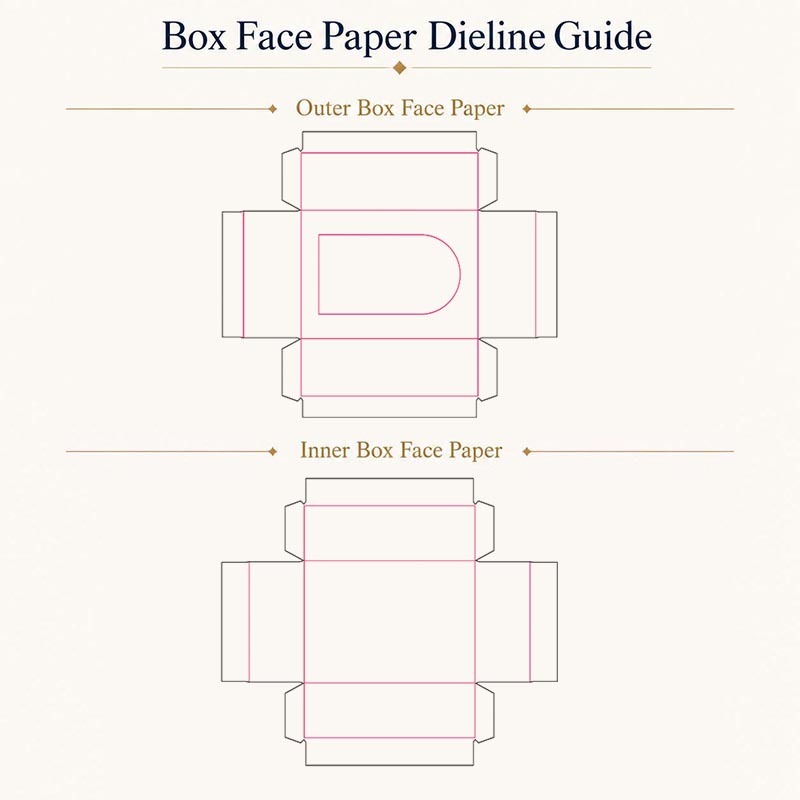 Premium PET Window Box Rigid Lid and Base Cosmetic Gift Packaging Structure