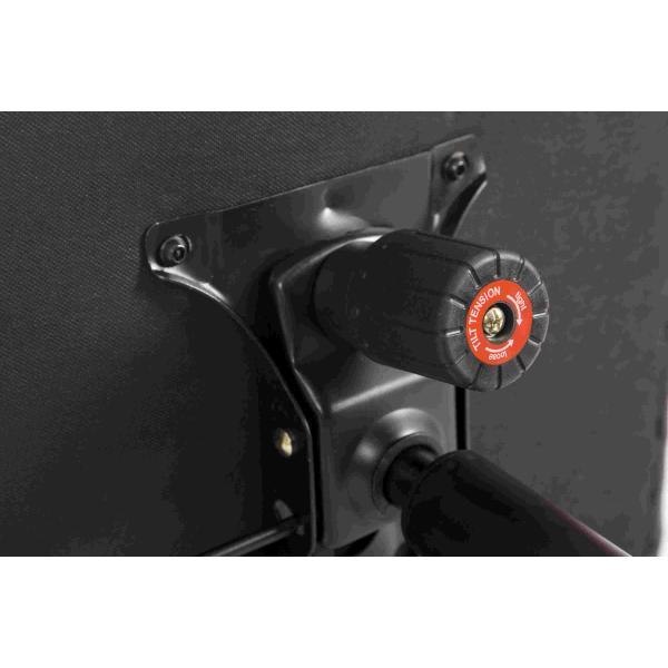 Black Leather Office Chair With Armrest Zipper , Wearable Swivel Computer Chair