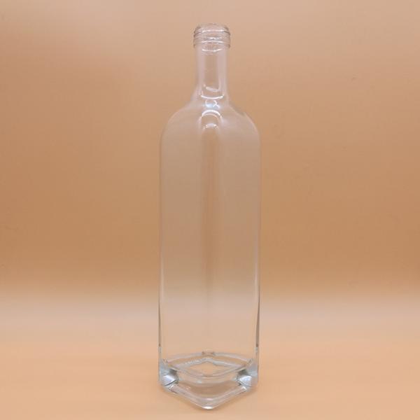 Customized 1000ml 750ml 700ml 500ml Glass Bottle for Liquor Vodka Gin Whiskey CE Standard