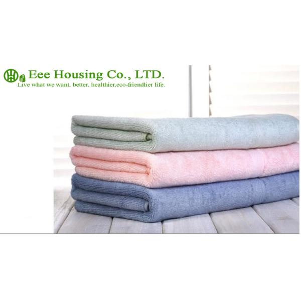 100%  Plain Bamboo Fiber Tower, Eco-friendly and Anti-Bacterial, 34cm*76cm,Blue/ Green/Pink/ khaki