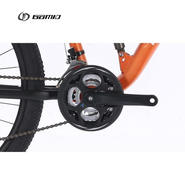 OEM Bicicletas Custom Full Suspension Mountain Bike by GOMID with SHIMANO Gear Cycle and Four Link Soft Tail Length m 172-182CM