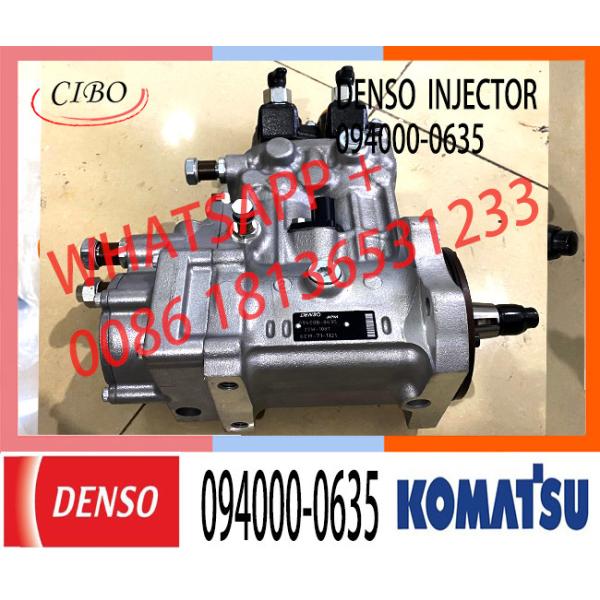 Pompe à essence à rampe commune pour moteur diesel SA12VD140 094000-0635 pour KOMATSU INDUSTRIEL 6219-71-1121
