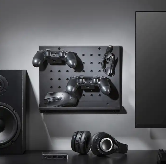 Офисная серебряная металлическая доска для игр с крючками