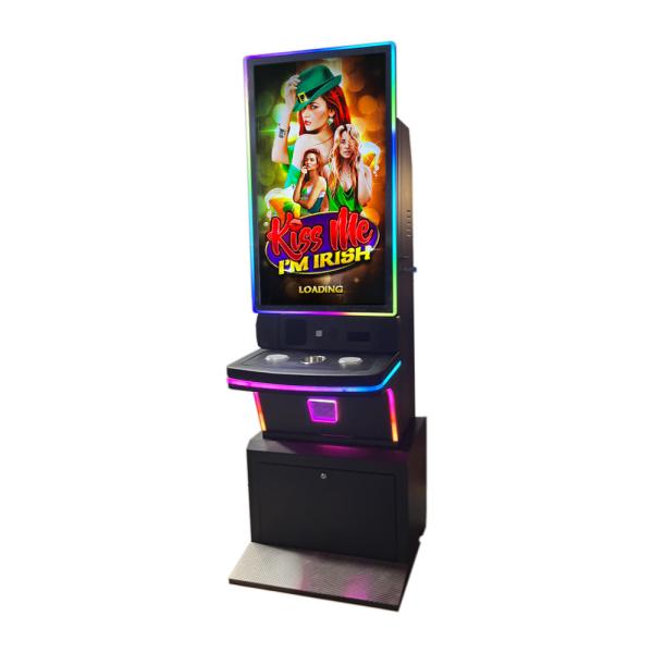 43 Inch Metal Skill Gaming Cabinet Slot Machine With Capacitive Touch Monitor For Firelink / Lightning Games
