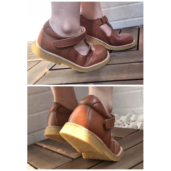 Leather Mary Jane Flexible Outsole Toddler Dress Shoes