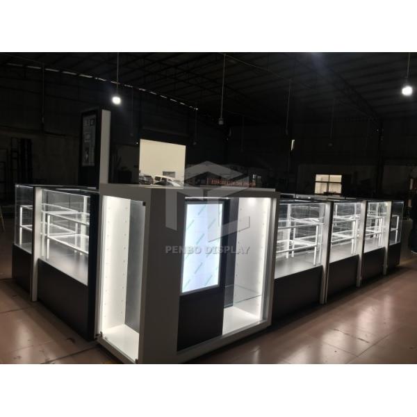 Нержавеющая сталь витрины 3mm дисплея мобильного телефона OEM стеклянная толстая