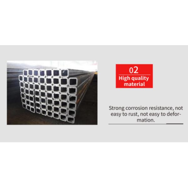 304 316 tubo rectangular de acero cuadrado de carbono del tubo Q235 Q345B de los SS