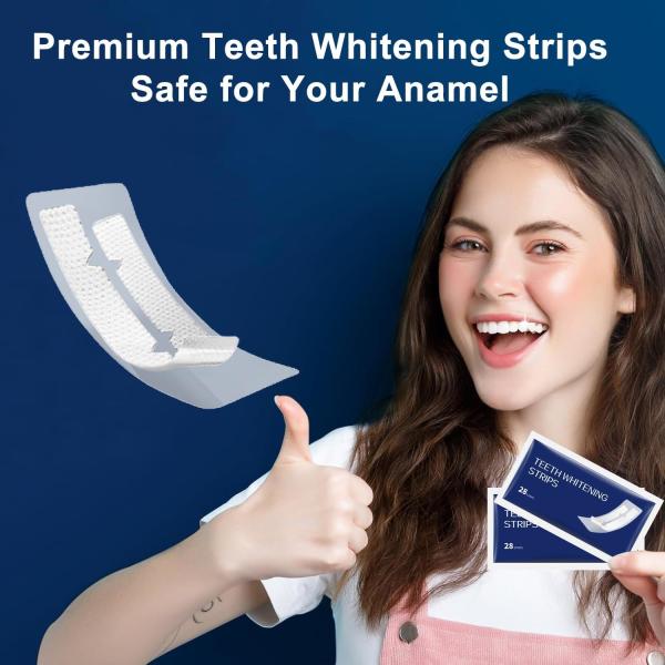 Enamel Safe Natural Teeth Whitening Kit 14 Treatments Whitening Strips For Sensitive Teeth