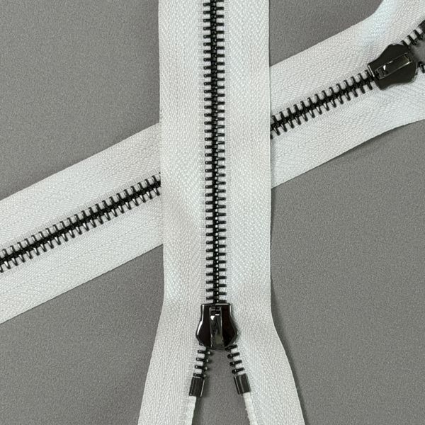 #5 Euro Teeth Metal Zipper High Lateral Pull Strength Luxury Apparel Accessories