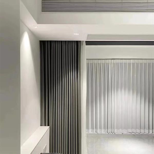 Modern Velvet Hotel Type Curtains Blackout Flexible Adjustable