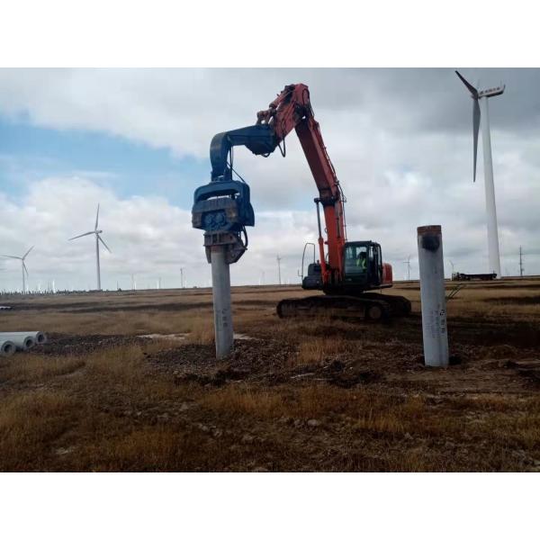 372KN Vibro Pile Hammer: Solar Construction Piling, High Efficiency & Accurate Operation